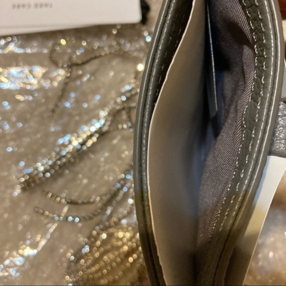 REBECCA MINKOFF Large Leather Card Case on Chain - Picture 6 of 6